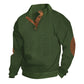 📢📢50%Rabatt!!!🎉✨Lässiger Pullover mit langen Ärmeln und Ellbogenpatches für Herren