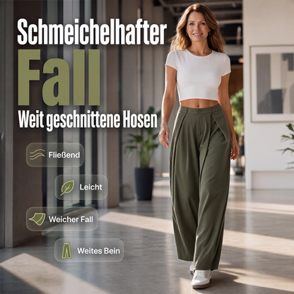 📢📢50%Rabatt!!!🎉✨Damen Plisseehosen mit weitem Bein