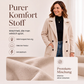 Damen Wollmantel mit Zweireiherknopfleiste