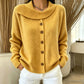 📢📢50%Rabatt!!!🎉✨Damen-Strickjacke mit unregelmäßigem Kragen
