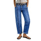 📢📢50%Rabatt!!!🎉✨Legere, elastische Jeans mit geradem Bein für Damen