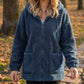 📢📢50%Rabatt!!!🎉✨Weites Sherpa-Hoodie-Sweatshirt für Damen