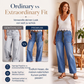 📢📢50%Rabatt!!!🎉✨Vertikal gestreifte elastische Denim-Hosen für Damen