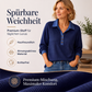 📢📢50%Rabatt!!!🎉✨Damen Strickoberteil mit kontrastierendem Jeanskragen