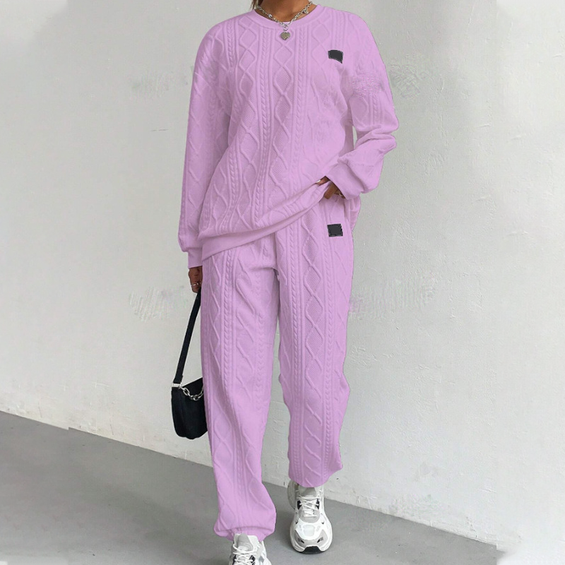 💞 Über 100.000 verkauft – der beliebteste Hit – jetzt zum halben Preis ！Lässiges 2-teiliges Set aus langärmligem Strickpullover und Hose