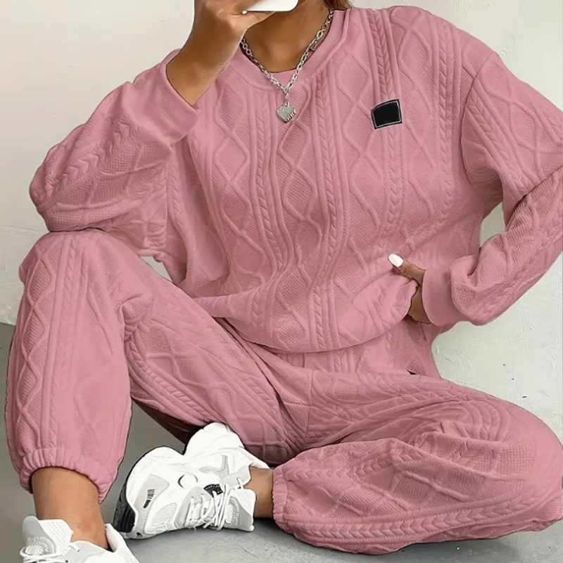 💞 Über 100.000 verkauft – der beliebteste Hit – jetzt zum halben Preis ！Lässiges 2-teiliges Set aus langärmligem Strickpullover und Hose