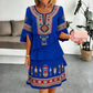 🌸 50 % RABATT – Damen Vintage Ethno-Print Stufenkleid | Boho-Eleganz trifft auf luftigen Komfort ✨