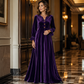 📢📢50%Rabatt!!!🎉✨Elegantes Samt-Maxikleid für Damen mit Rüschenärmeln