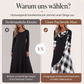📢📢50%Rabatt!!!🎉✨Damen Maxikleid mit Karomuster und Kragen im Patchwork-Stil