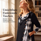 📢📢50%Rabatt!!!🎉✨Damen Maxikleid mit Karomuster und Kragen im Patchwork-Stil