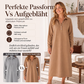 📢📢50%Rabatt!!!🎉✨Langarm-Strick-Sweatshirtkleid für Damen