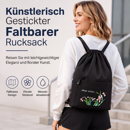📢📢50%Rabatt!!!🎉✨Vintage-Faltbarer Kordelzug-Rucksack für Damen