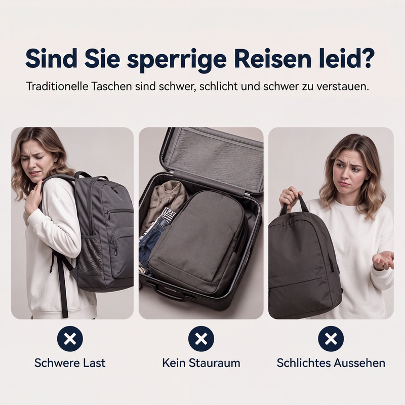 📢📢50%Rabatt!!!🎉✨Vintage-Faltbarer Kordelzug-Rucksack für Damen
