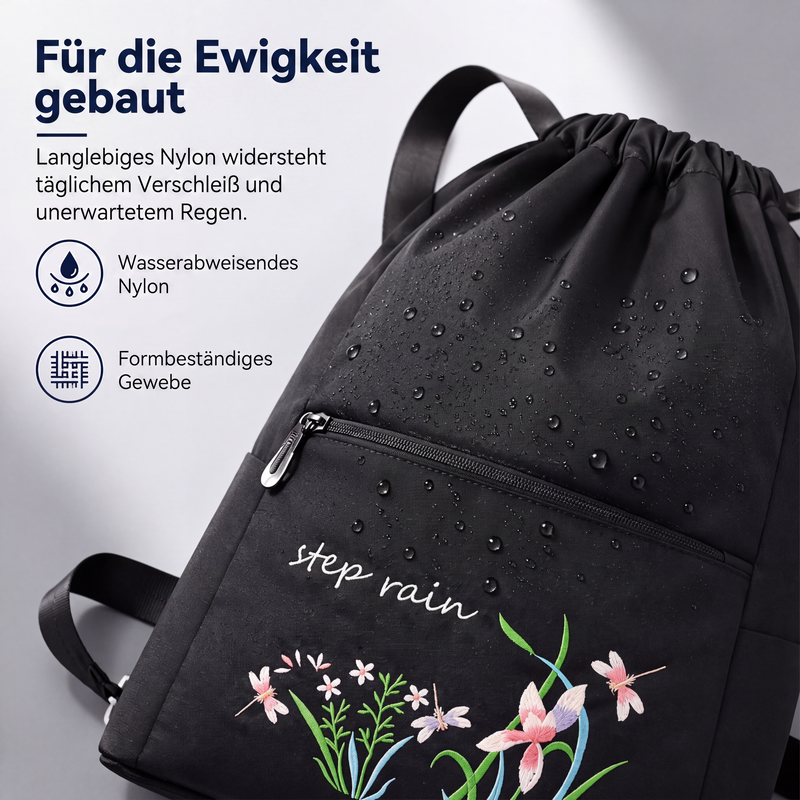 📢📢50%Rabatt!!!🎉✨Vintage-Faltbarer Kordelzug-Rucksack für Damen