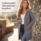 📢📢50%Rabatt!!!🎉✨Lange Strickjacke mit Kapuze und Taschen für Damen