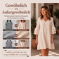 📢📢50%Rabatt!!!🎉✨Damen Kleid mit V-Ausschnitt und Rüschenärmeln
