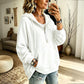 📢📢50%Rabatt!!!🎉✨Damen Cord-Hoodie mit halbem Reißverschluss