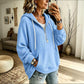 📢📢50%Rabatt!!!🎉✨Damen Cord-Hoodie mit halbem Reißverschluss