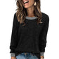 📢📢50%Rabatt!!!🎉✨Legerer Strick-Pullover mit Rundhalsausschnitt für Damen