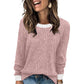 📢📢50%Rabatt!!!🎉✨Legerer Strick-Pullover mit Rundhalsausschnitt für Damen