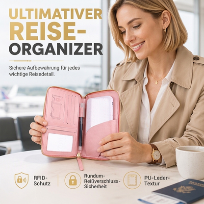 📢📢50%Rabatt!!!🎉✨Multifunktionales RFID-blockierendes Reisepassetui