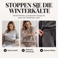 📢📢50%Rabatt!!!🎉✨Plüsch-Zopfmuster-Kapuzenpullover und -Hosen-Set für Damen