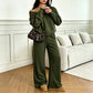 📢📢50%Rabatt!!!🎉✨Schulterfreies Sweatshirt- und Hose-Set für Damen