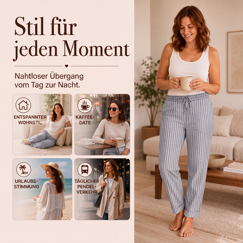 📢📢50%Rabatt!!!🎉✨Lockere Damenhose aus Baumwolle und Leinen