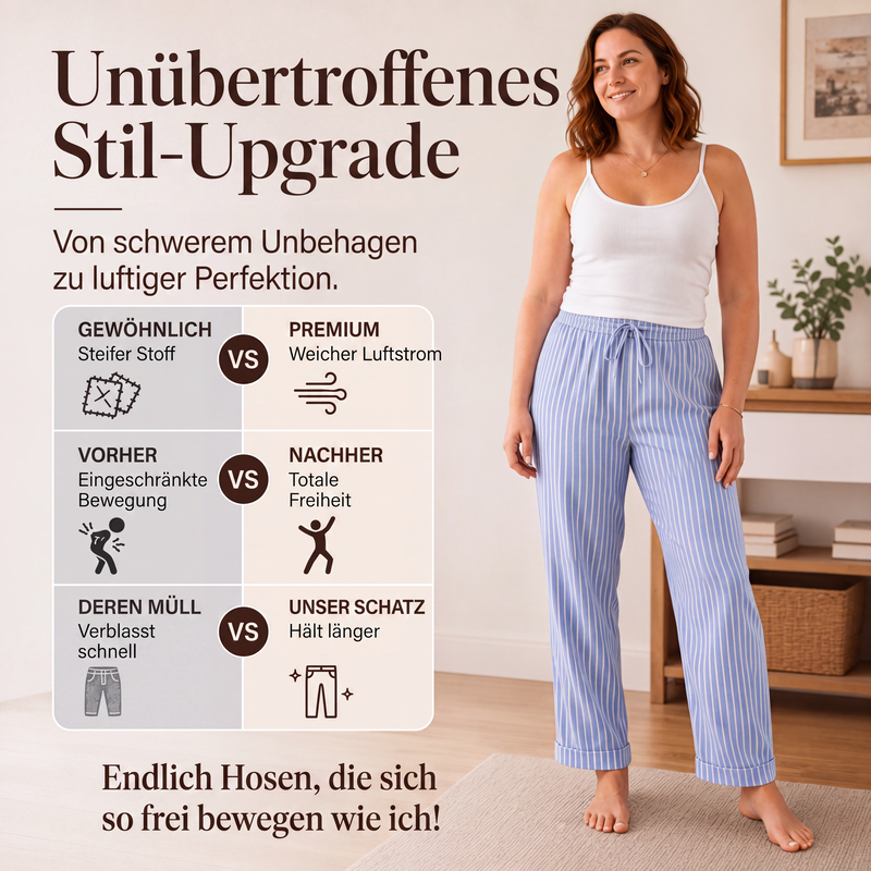 📢📢50%Rabatt!!!🎉✨Lockere Damenhose aus Baumwolle und Leinen