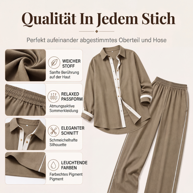 📢📢50%Rabatt!!!🎉✨Legeres 2-teiliges Outfit-Set für Damen