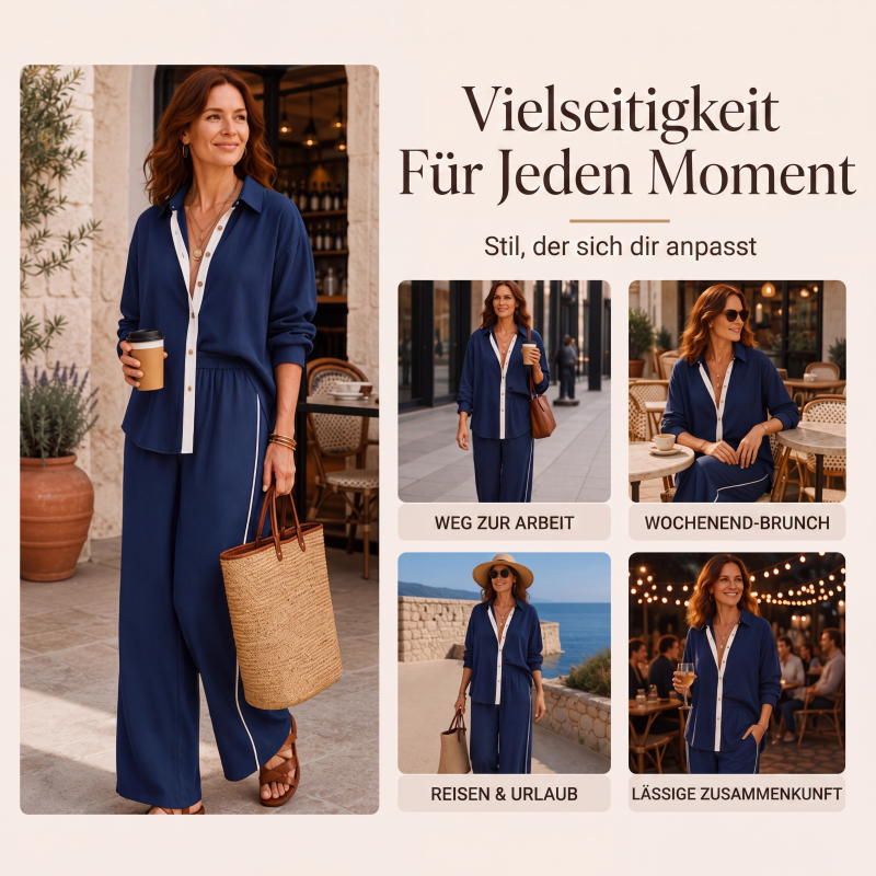 📢📢50%Rabatt!!!🎉✨Legeres 2-teiliges Outfit-Set für Damen