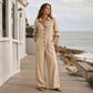👖 50 % RABATT | Ein Teil, kompletter Look – Lässiger Damen-Cargo-Jumpsuit mit weitem Bein
