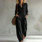 👖 50 % RABATT | Ein Teil, kompletter Look – Lässiger Damen-Cargo-Jumpsuit mit weitem Bein