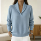 📢📢50%Rabatt!!!🎉✨Damen Pullover mit Schalkragen