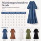 👗 50 % RABATT | Mühelose Eleganz für jeden Tag – Langarm-Maxi-Kleid mit Volantsaum