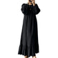 👗 50 % RABATT | Mühelose Eleganz für jeden Tag – Langarm-Maxi-Kleid mit Volantsaum