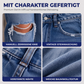 📢📢50%Rabatt!!!🎉✨Schicke hochtaillierte Damen-Jeans im Used-Look