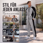📢📢50%Rabatt!!!🎉✨Herren Farbblock-Set mit Reißverschluss-Kapuzenpullover und Jogginghose