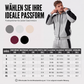 📢📢50%Rabatt!!!🎉✨Herren Farbblock-Set mit Reißverschluss-Kapuzenpullover und Jogginghose