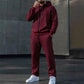 📢📢50%Rabatt!!!🎉✨Herren Farbblock-Set mit Reißverschluss-Kapuzenpullover und Jogginghose