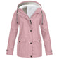 📢📢50%Rabatt!!!🎉✨Gefütterte Outdoorjacke mit Kapuze für Damen