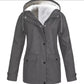 📢📢50%Rabatt!!!🎉✨Gefütterte Outdoorjacke mit Kapuze für Damen