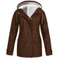 📢📢50%Rabatt!!!🎉✨Gefütterte Outdoorjacke mit Kapuze für Damen