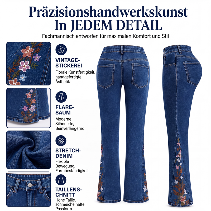 📢📢50%Rabatt!!!🎉✨Damen High Waist Schlagjeans