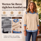 📢📢50%Rabatt!!!🎉✨Langarm-Sweatshirt für Damen mit Denim-Patchwork