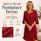 📢📢50%Rabatt!!!🎉✨Damen Kleid mit Blumenmuster und Rüschenstufen