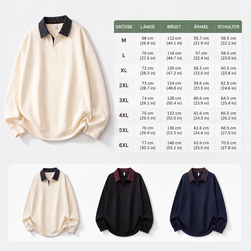 📢📢50%Rabatt!!!🎉✨Vintage-Sweatshirt für Herren in Übergröße