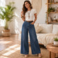 📢📢50%Rabatt!!!🎉✨Legere Hochhaus-Jeans mit weitem Bein für Damen