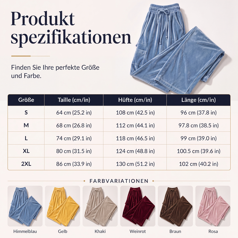 📢📢50%Rabatt!!!🎉✨Lässige Damen-Hose mit Kordelzug, entspannte Passform