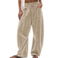 📢📢50%Rabatt!!!🎉✨Lässige Damen-Hose mit Kordelzug, entspannte Passform